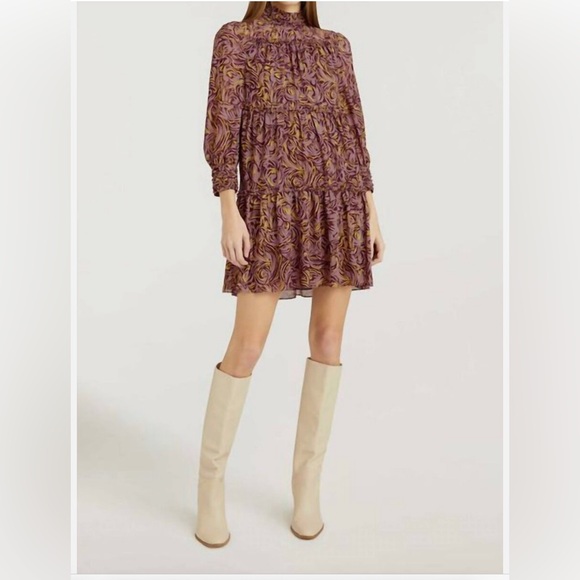 Cinq A Sept carina dress in Desert Rose Multi - size 6 NWT - Picture 12 of 14